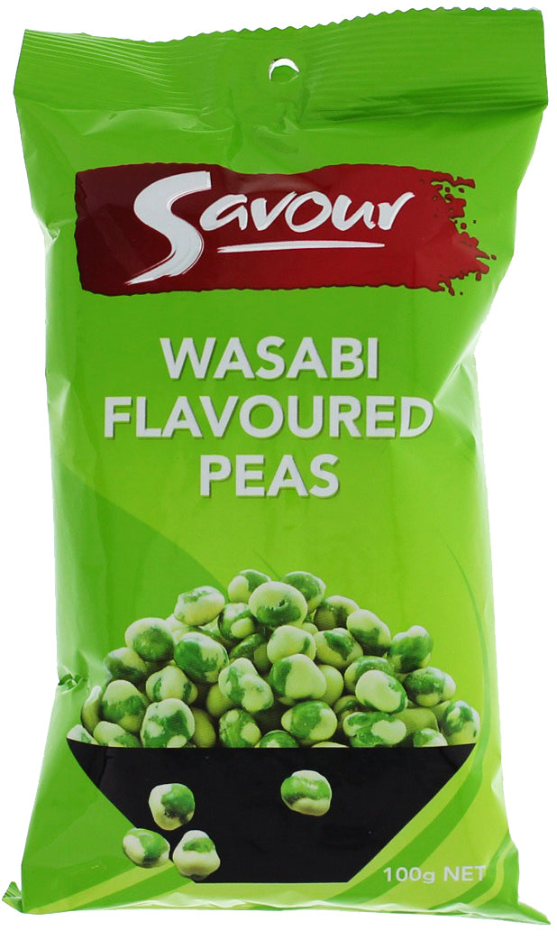 Savour Wasabi Peas 100g - 12 pack