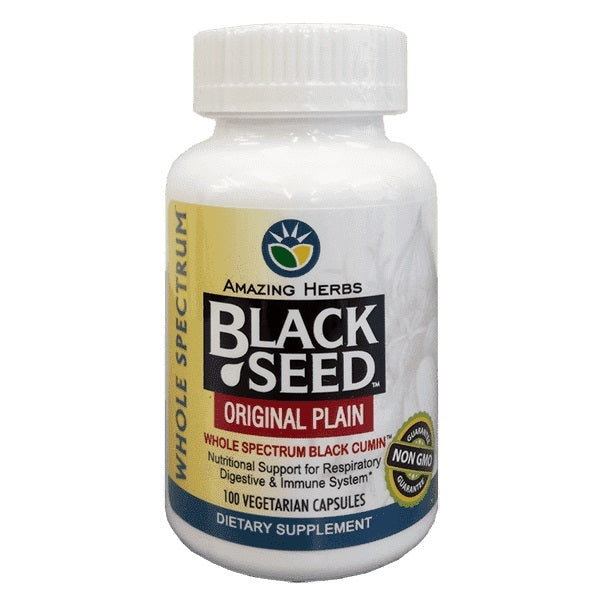 Amazing Herbs: Black Seed Original Capsules x 100 Capsules