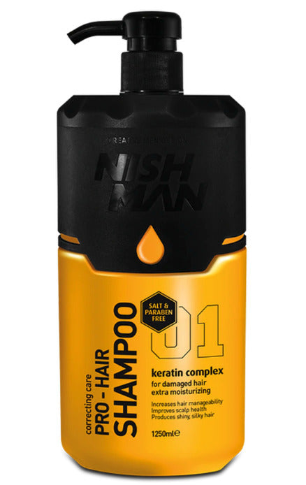 NishMan: Pro-Hair Shampoo - Keratin 01 (1250ml)