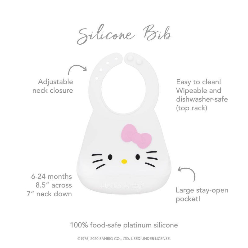 Bumkins: Silicone Bib - Sanrio Hello Kitty