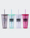 Muscle Nation Straw Cup 650ml - Assorted Colours