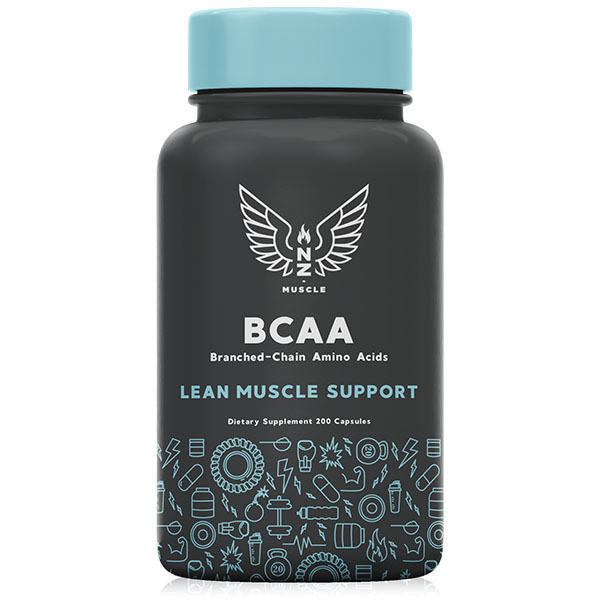 NZ Muscle: BCAA Caps x 200 Capsules