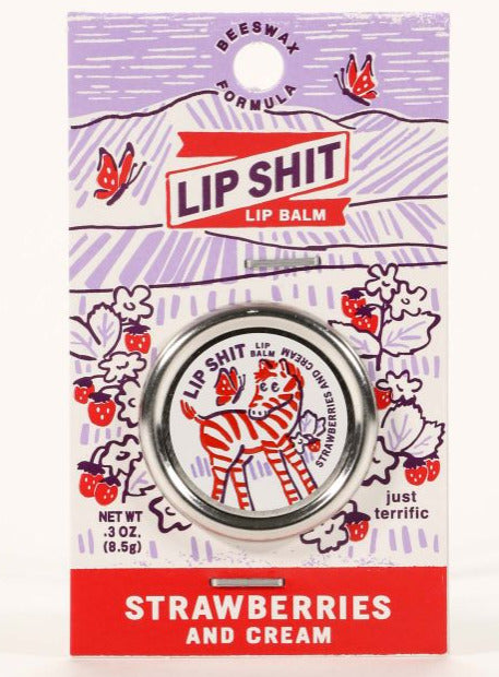 Lip Shit: Lip Balm - Strawberries & Cream