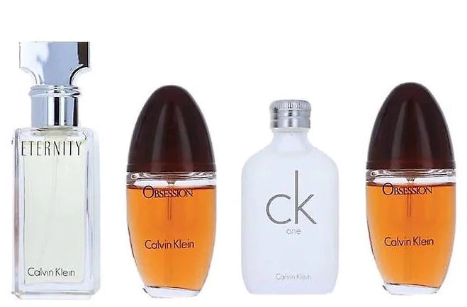 Calvin Klein Men's 4-Piece Fragrance Coffret Gift Set 