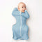 Love To Dream: Swaddle UP Original 1.0 TOG - Dusty Blue (Small) (Suitable for 3.5-6kg)