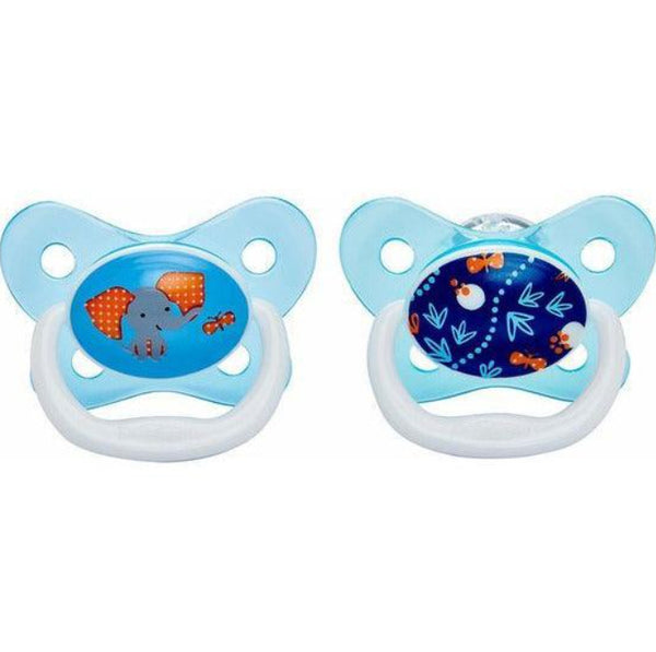 Dr Brown's: PreVent Contoured Pacifier Stage 2 - Blue 2 Pack (6-18 Months)