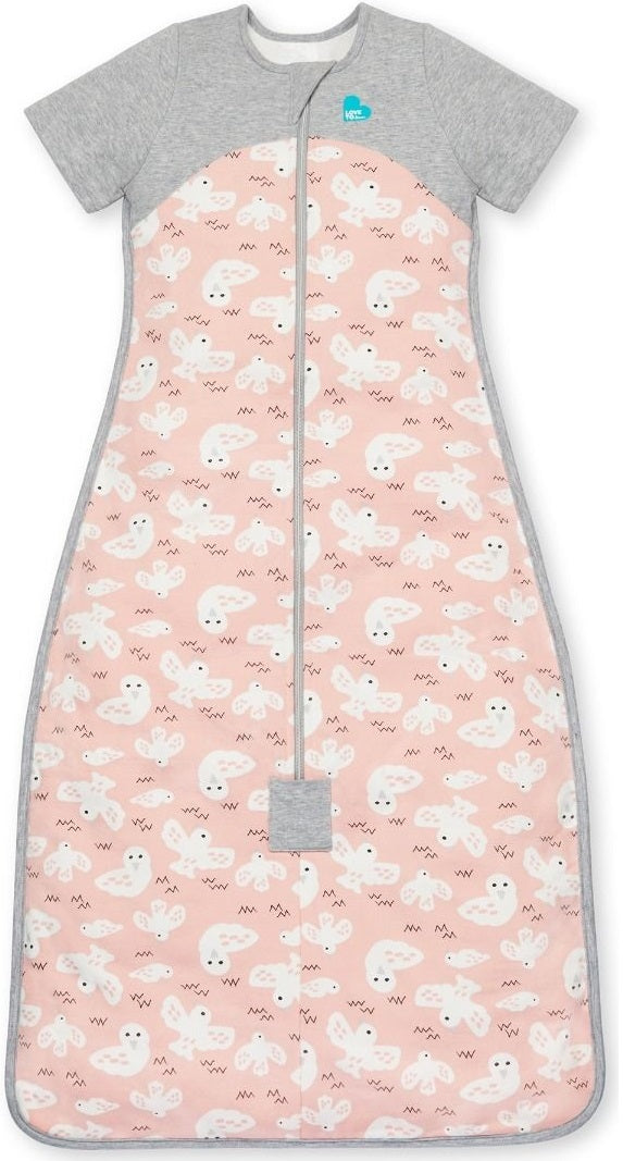 Love to Dream: Sleep Bag Organic 1.0 TOG - Dove Pink (Large) (18-36 Months)