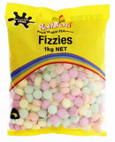 Rainbow Confectionery Fizzies Lollies Bulk Bag 1kg