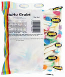 Rainbow Confectionery Huhu Grubs Lollies 1kg (Bulk)