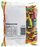 Rainbow Confectionery Gloworms Lollies 1kg (Bulk)
