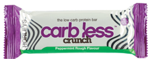 Horleys Carb Less Crunch Protein Bars - Peppermint Rough (12 x 50g Pack) (Box of 12)