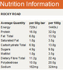 Horleys Carb Less Crunch Bars - Rocky Road (12 x 50g Pack)