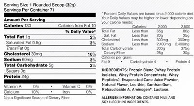 Optimum Nutrition Gold Standard 100% Natural Whey - Vanilla (2.2kg)