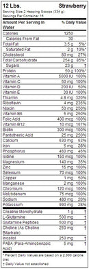 Optimum Nutrition Serious Mass - Strawberry (5.44kg)
