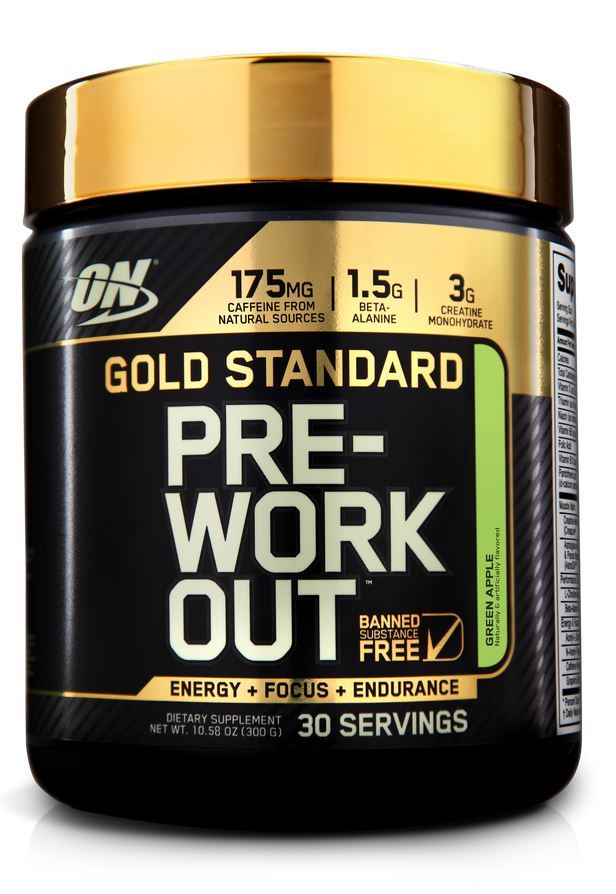 Optimum Nutrition Gold Standard Pre-Workout - Green Apple (300g - 30 Servings)