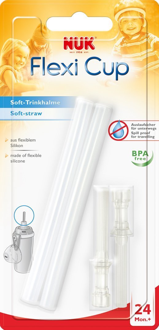 NUK: First Choice Replacement Straws for Flexi Cup (2 Pack)