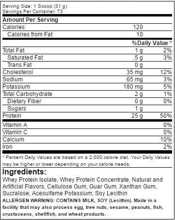 Musclepharm Combat 100% Whey Vanilla (2.27kg)