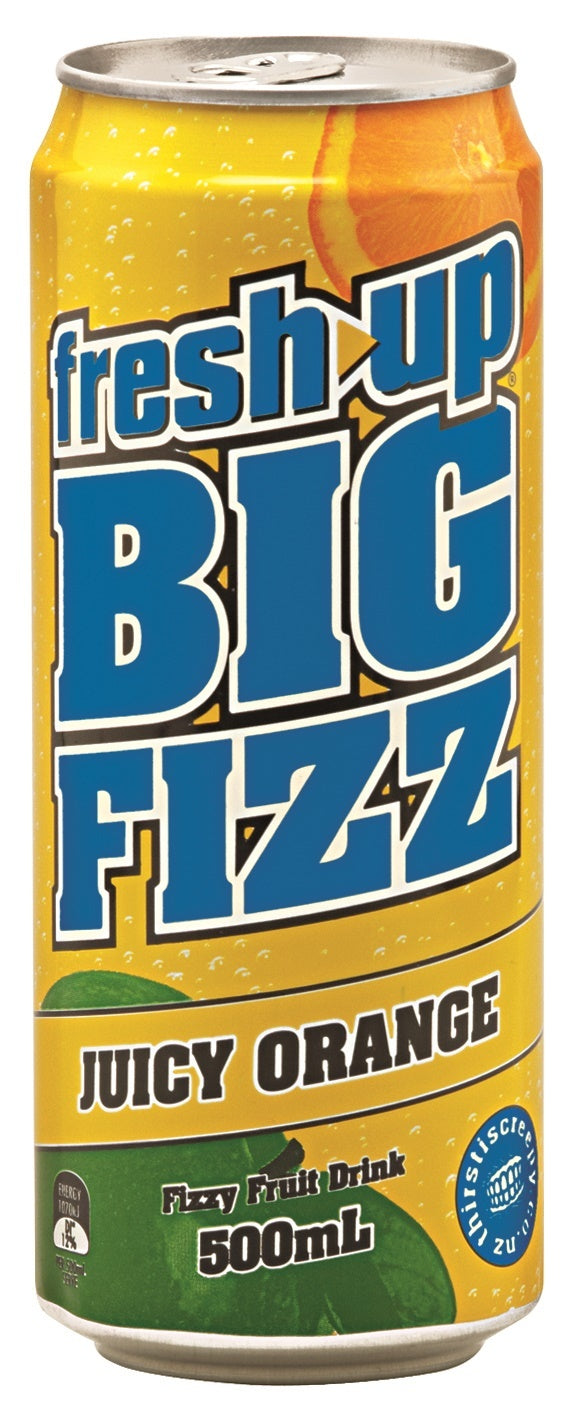 Fresh Up Big Fizz Juicy Orange 500ml (12 Pack)