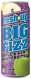 Fresh Up Big Fizz Apple & Sum Ahh Fruits 500ml (12 Pack)