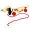 Rex London: Wooden Pull Toy - Charlie the Sausage Dog