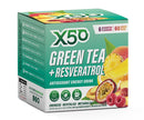 Green Tea X50 + Resveratrol - Assorted (60 Serves)