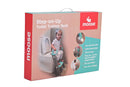 Moose Baby: Step on up Toilet Trainer - Aqua/Red