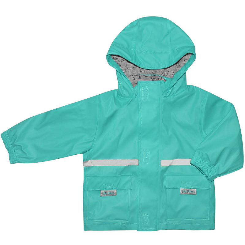 Silly Billyz: Waterproof Jacket - Aqua (2-3 Years)