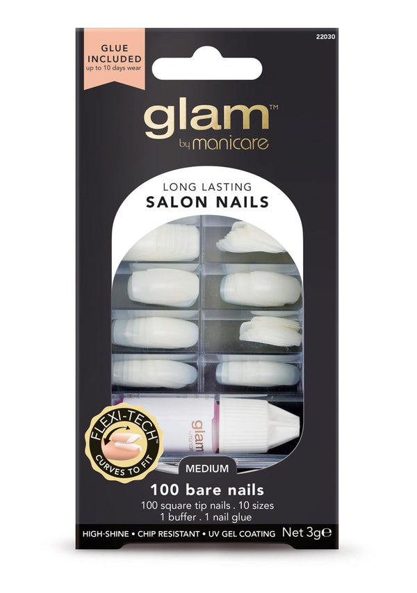 Glam by Manicare: Glue-On Nails Bulk Kit (100 pk)