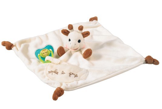 Vulli: Sophie the Giraffe Comforter with Soother Holder