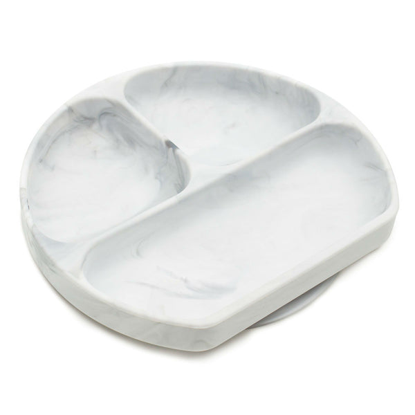 Bumkins: Silicone Grip Dish - Marble
