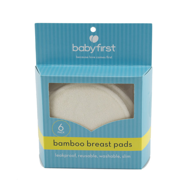 Baby First: Bamboo Breast Pads (6 Pack)
