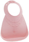 Make My Day: Silicone Baby Bib - Pearls Pink