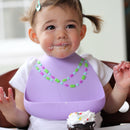 Make My Day: Silicone Baby Bib - Jewel Purple