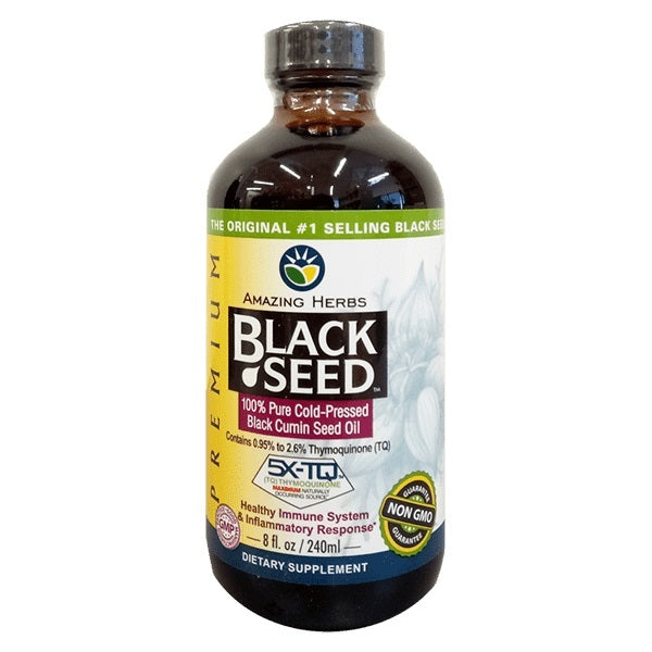 Amazing Herbs Black Seed Premium Oil (240ml)