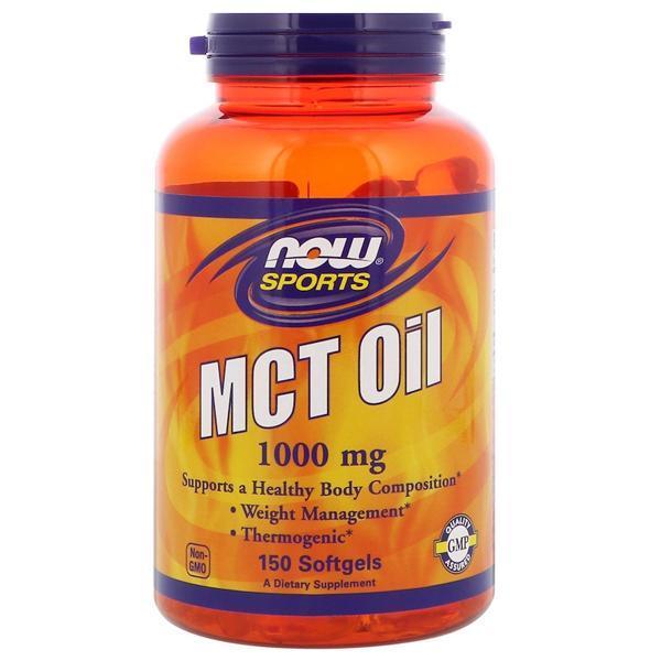 Now Foods: MCT Oil 1000mg x 150 Soft Gel Capsules