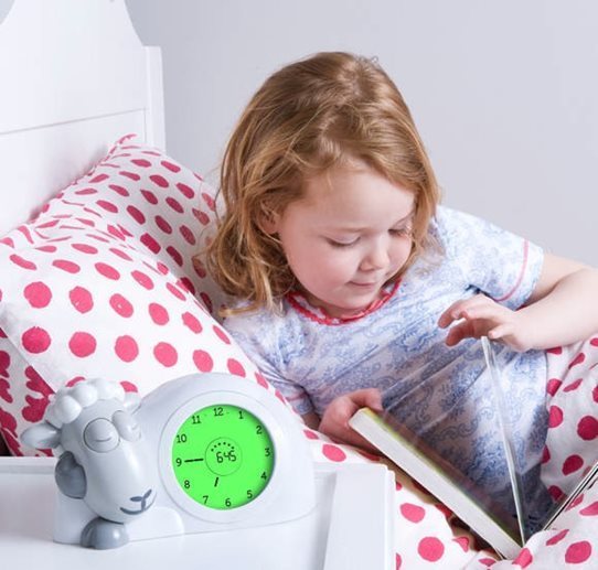 Zazu: Sam the Sheep Sleep Trainer Clock - Pink