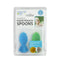 Cherub Baby: Universal Food Pouch Spoon - Blue/Green (2 Pack)