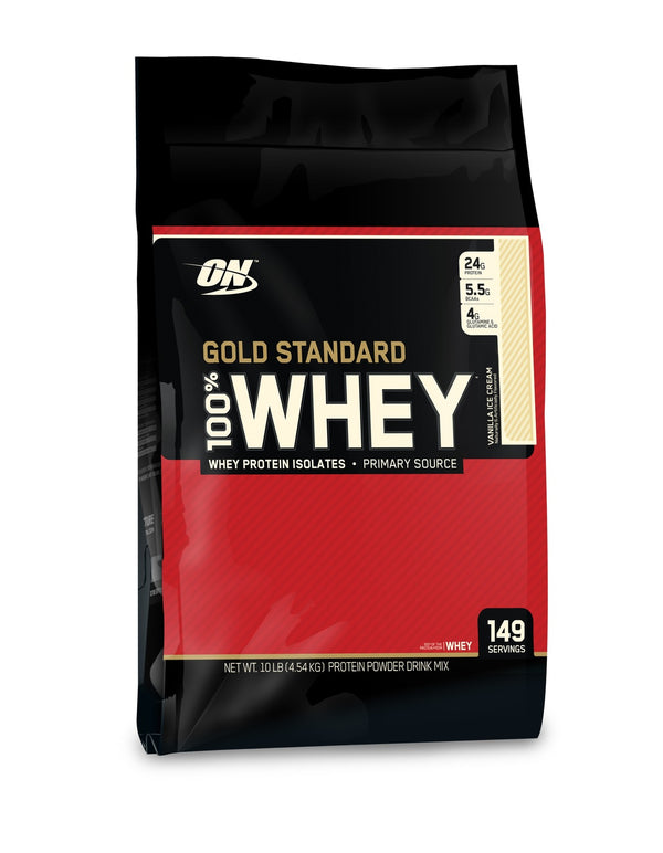 Optimum Nutrition Gold Standard 100% Whey - Vanilla Ice Cream (4.55kg)