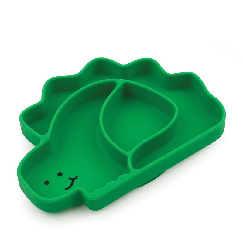 Bumkins: Silicone Grip Dish - Dinosaur