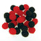 Rainbow Confectionery Black n Reds Lollies Bulk Bag 1kg