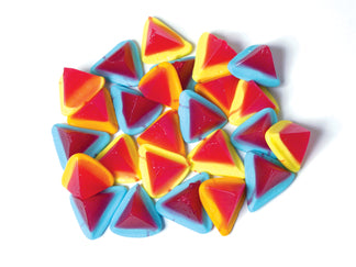 Rainbow Confectionery Multi Volcanoes Lollies Bulk Bag 1kg