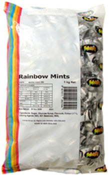 Rainbow Confectionery Rainbow Mints Bulk Bag 1kg