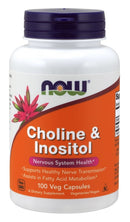 Now Foods: Choline & Inositol 500 mg (100 Caps)