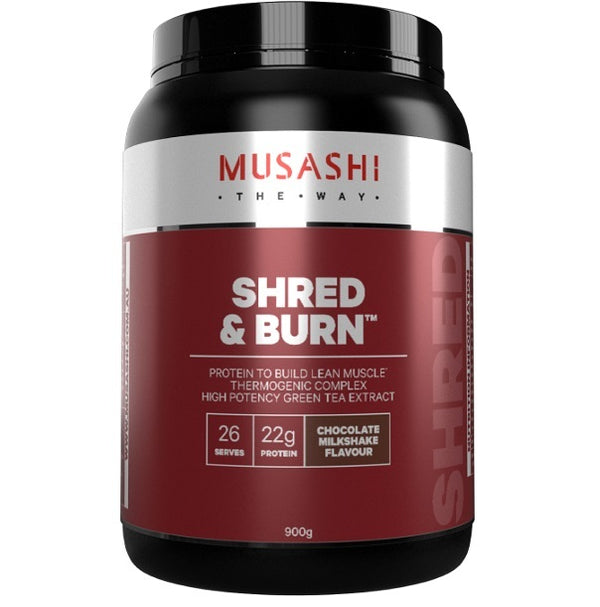 Musashi Shred & Burn - Chocolate Milkshake (900g)