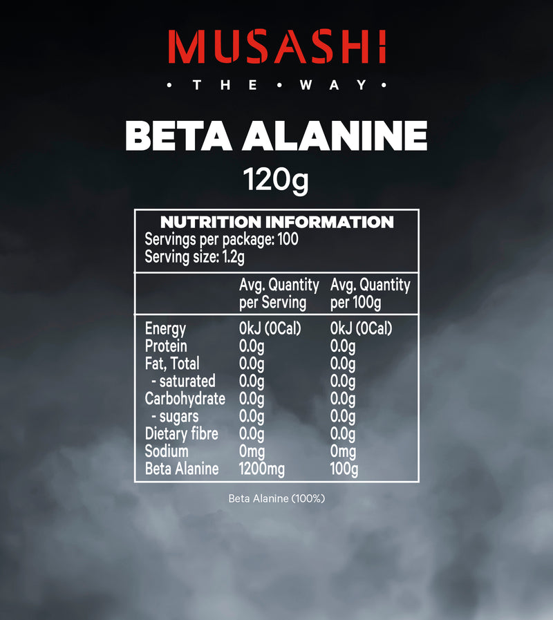 Musashi 100% Beta-Alanine (120g)
