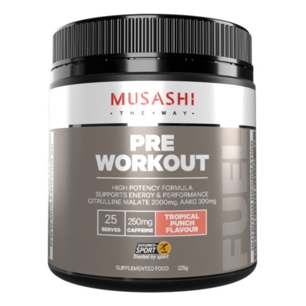 Musashi Pre-Workout - Tropical Punch (225g)