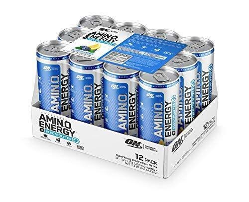 Optimum Nutrition Amino Energy Sparkling RTD - Blueberry Lemonade - 355ml (12 Pack)