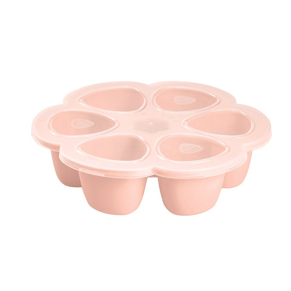 Beaba: Silicone Multiportions - 6 x 90ml (Pink)