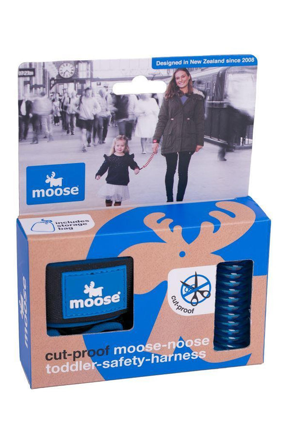 Moose Baby: Noose Toddler Safety Harness - Blue