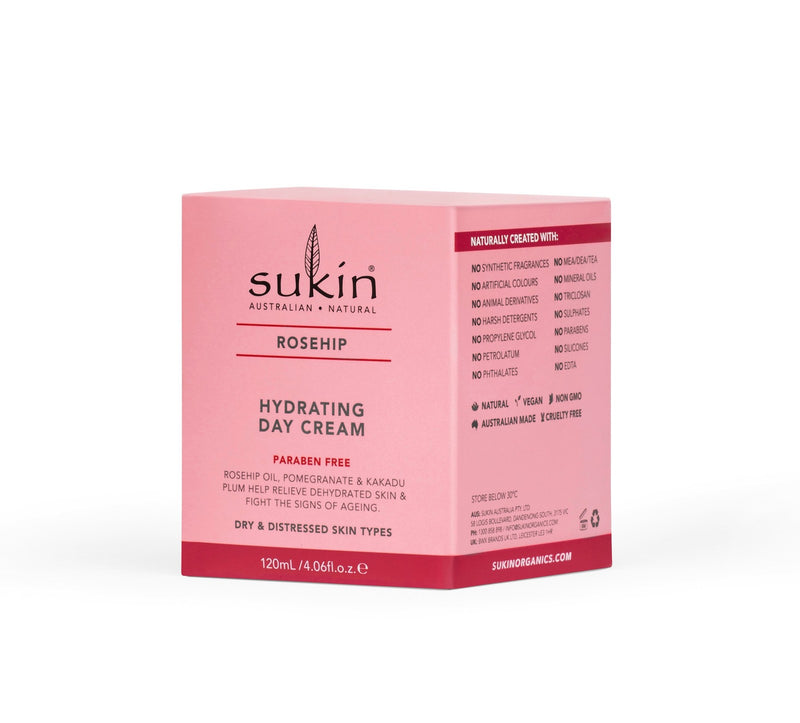 Sukin: Rosehip Hydrating Day Cream (120ml)
